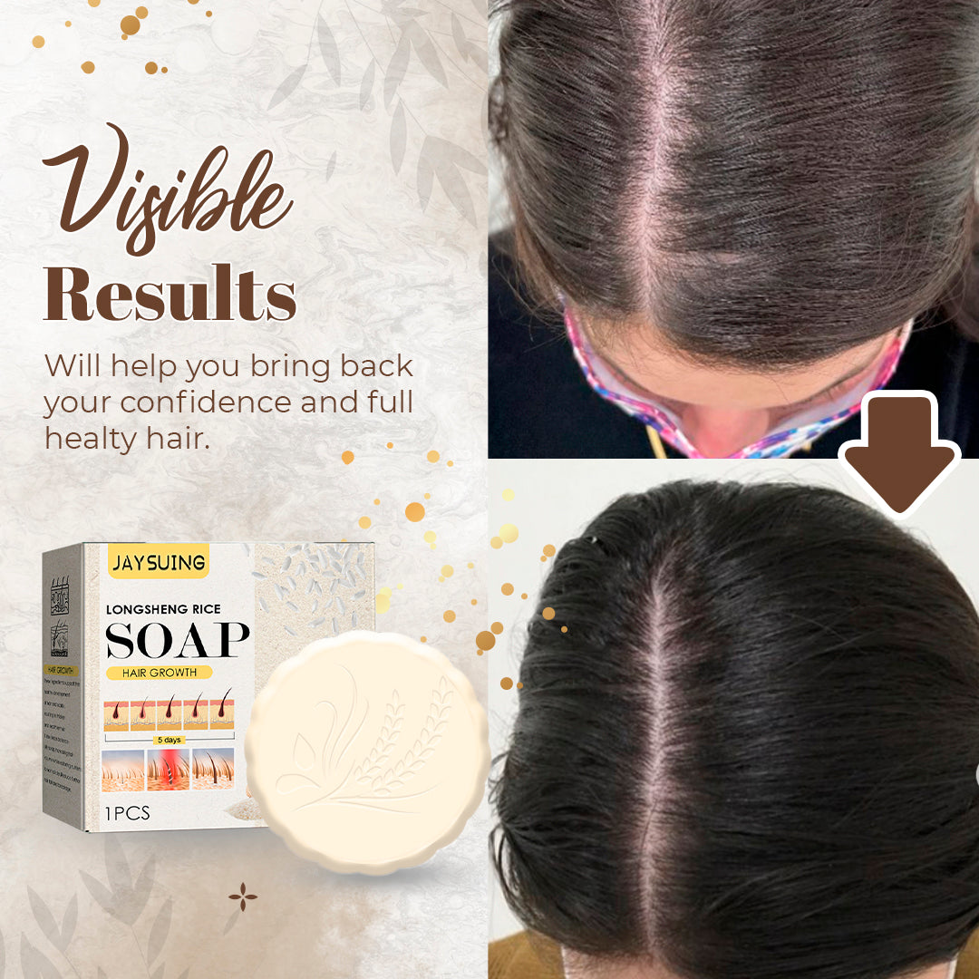 Rice Water Hair Growth Shampoo Soap