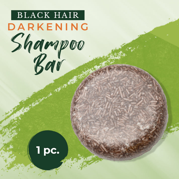 Black Hair Darkening Shampoo Bar