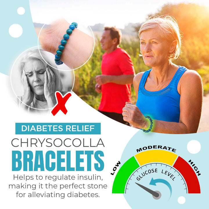 Diabetes Relief Chrysocolla Bracelets Starry Sky 123 