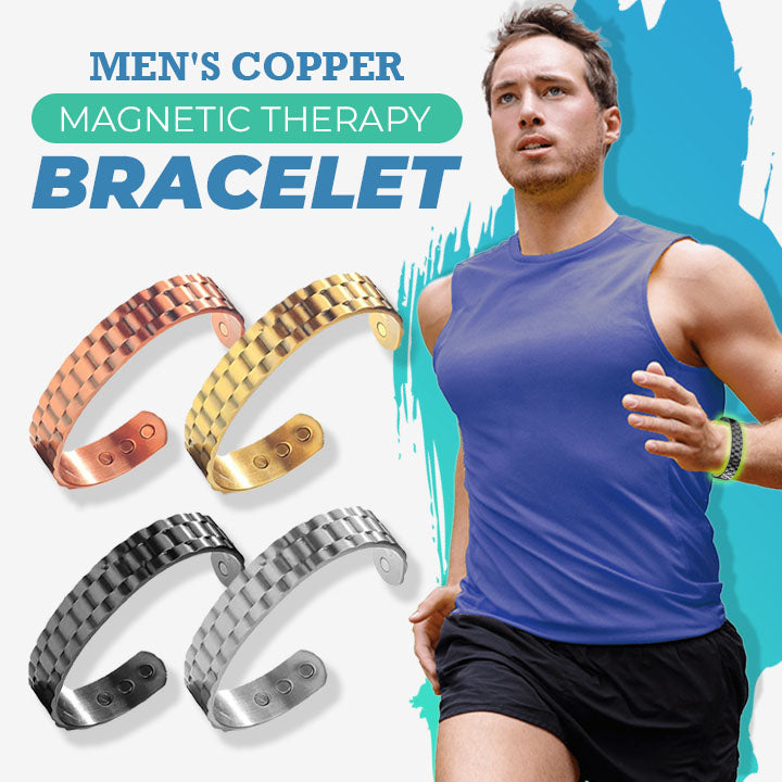 Men's Copper Magnetic Therapy Bracelet