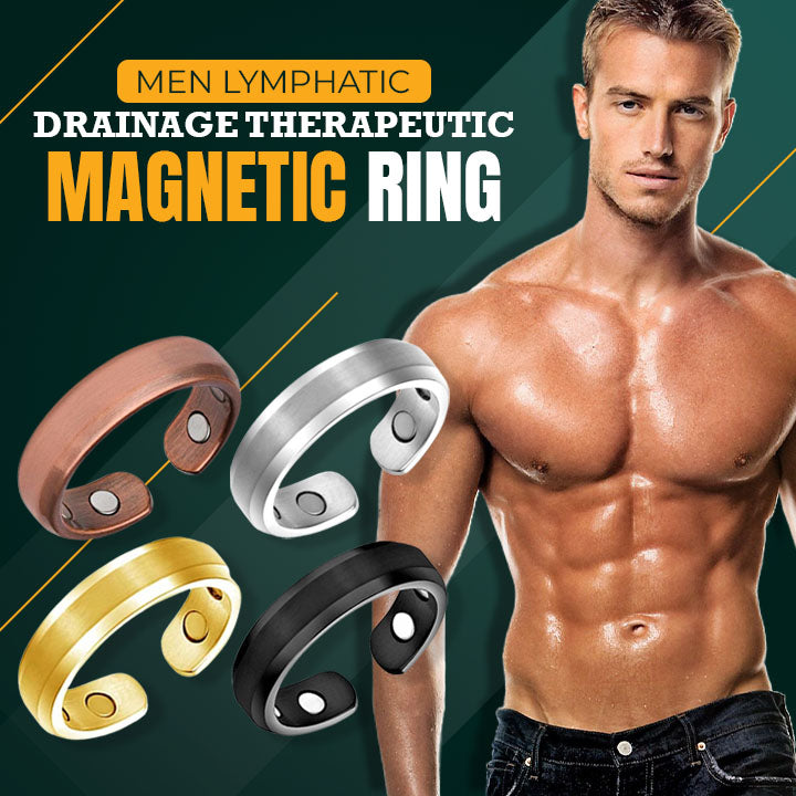 Men Lymphatic Drainage Therapeutic Magnetic Ring