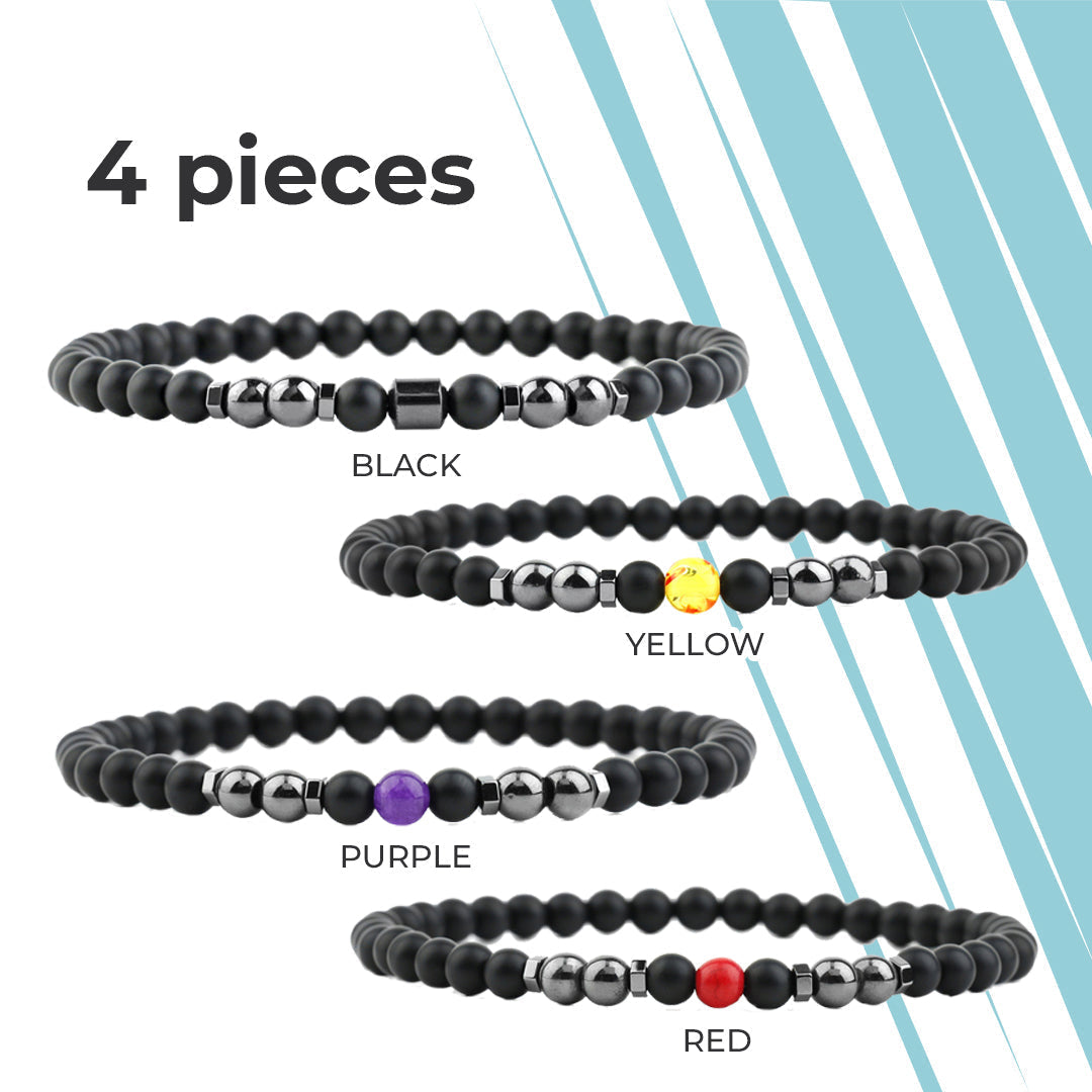 New Anti-Swelling Black Obsidian Anklet-6 Color