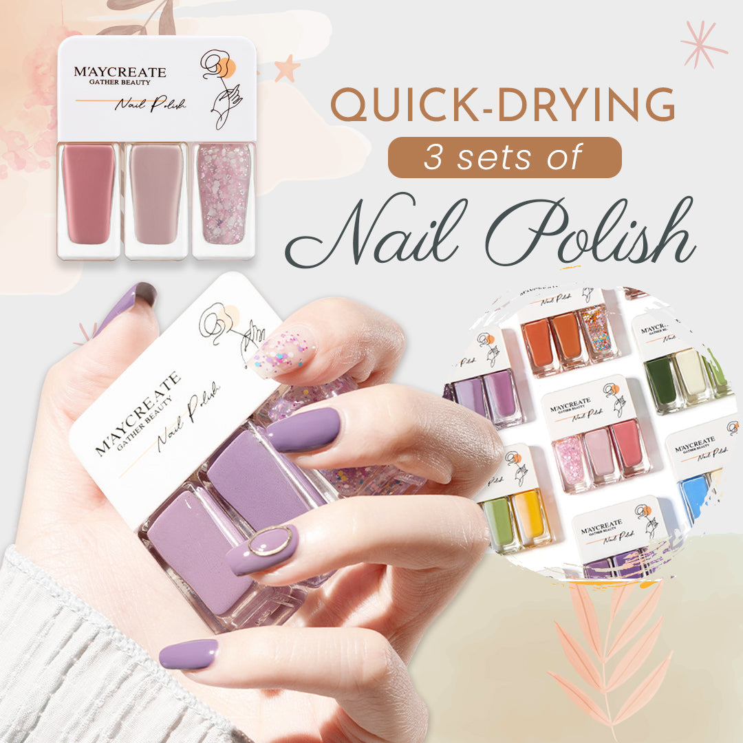 Quick-drying 3 Sets of Nail Polish